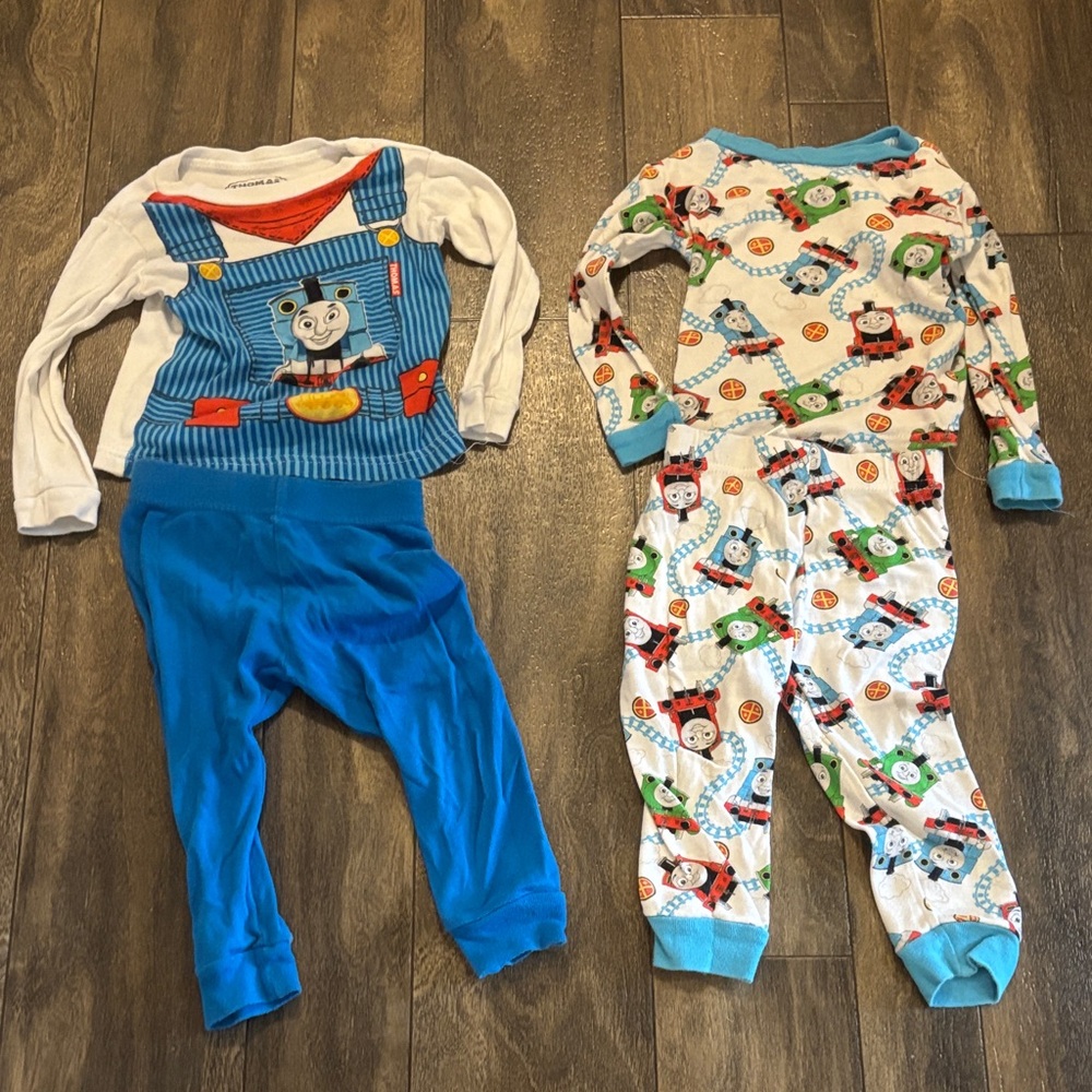 Thomas & Friends Blue and White Kids Pajamas Set